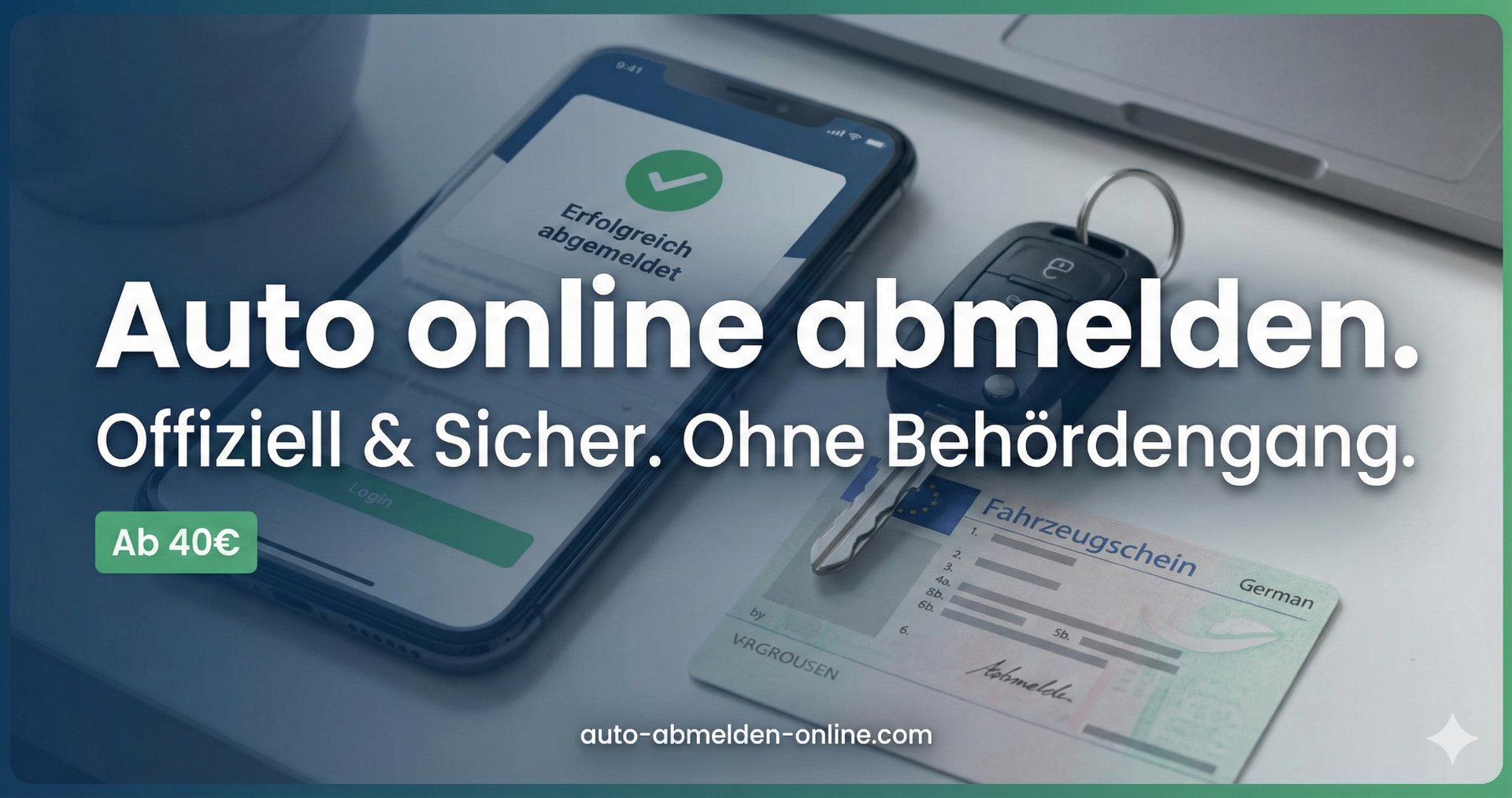 Wunderbar Online Auto Abmelden Fotos